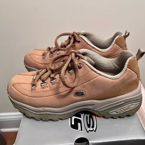 Women’s Skechers Sport Premium shoe in wheat